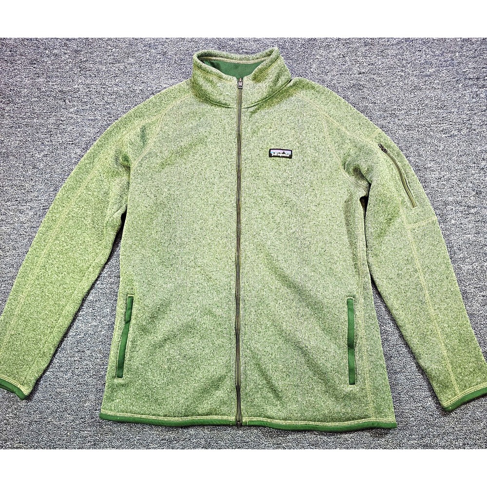Patagonia Green Women's Better  Sweater Fleece Full Zip Jacket XL